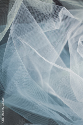 Abstract blue veil