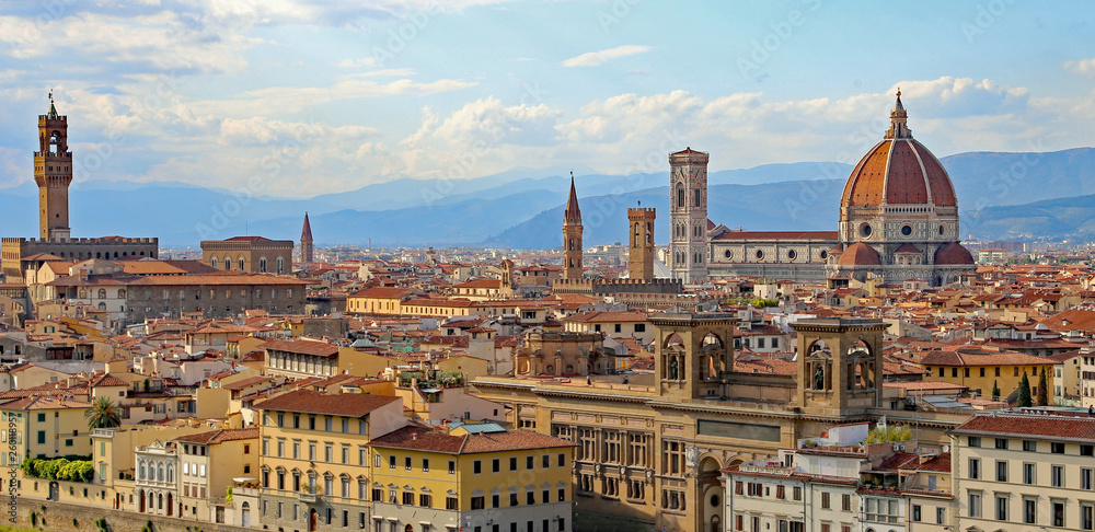 Panorama of the city of FLORENCE