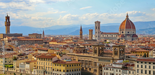 Panorama of the city of FLORENCE photo
