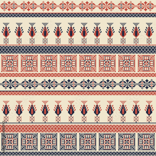 Palestinian embroidery pattern  107
