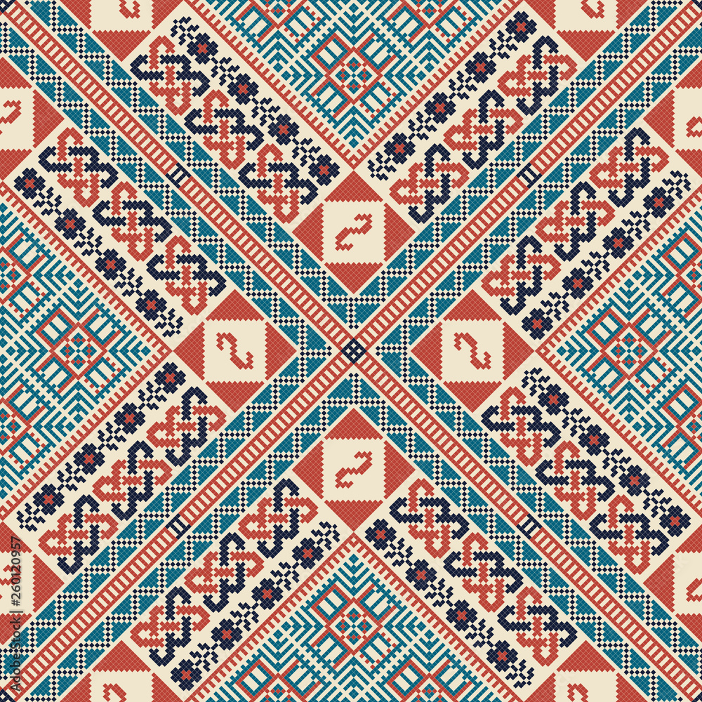 Palestinian embroidery pattern  119