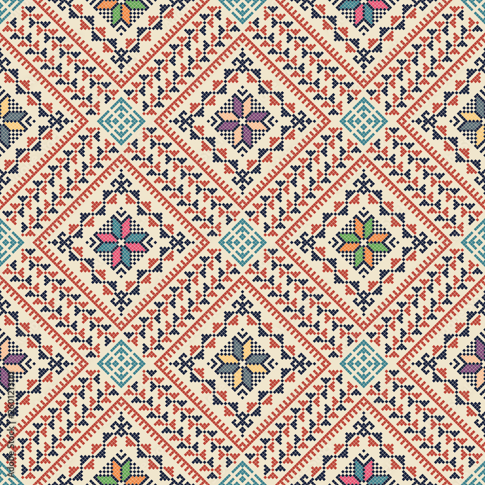Palestinian embroidery pattern 139 Palestinian embroidery pattern 139