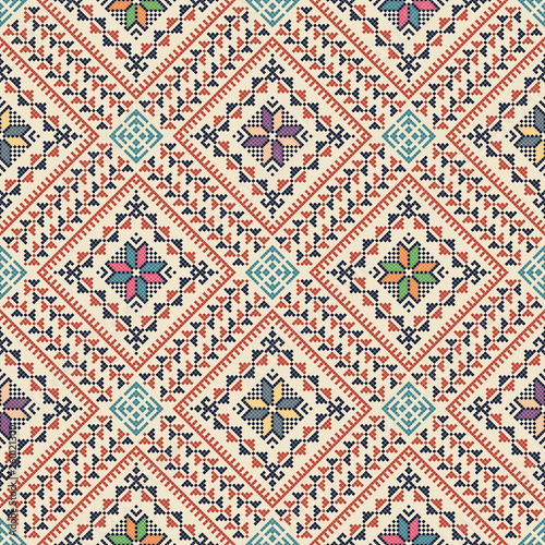 Palestinian embroidery pattern 139
