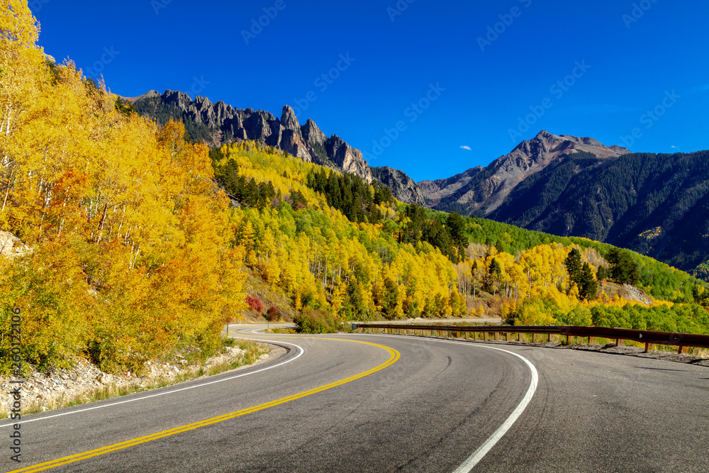 Autumn Color in San Juan and Rocky Mountains of Colorado