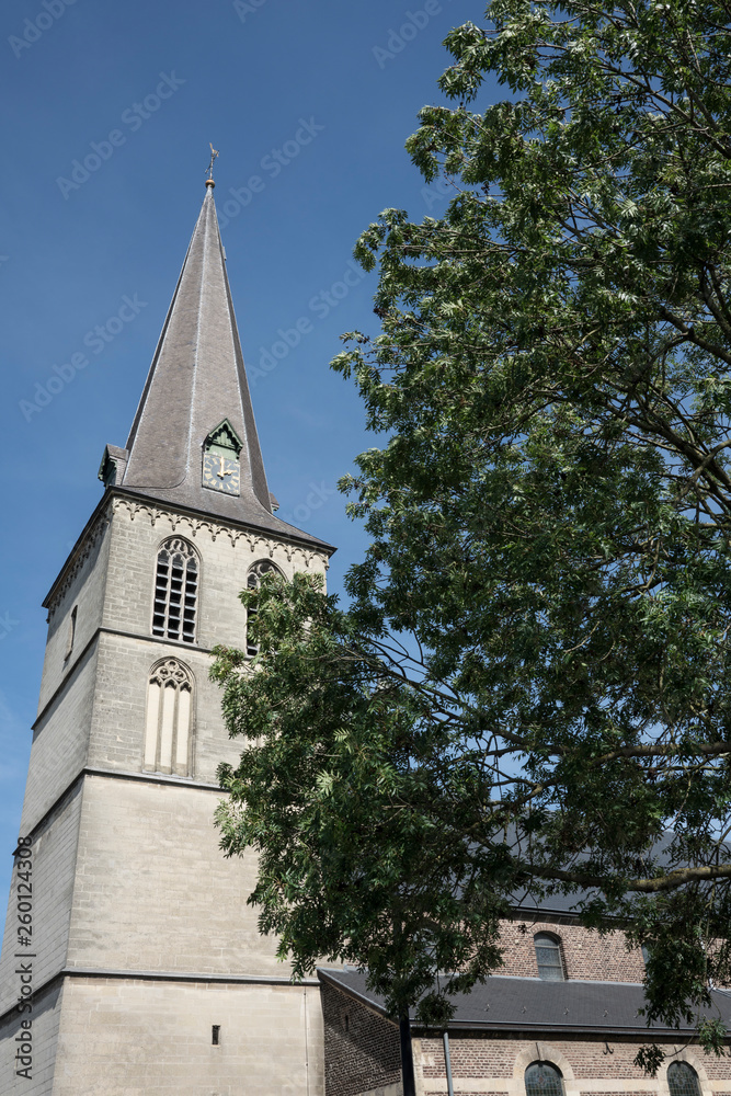 tower of Sint Martinus Church in Eijsden, The Netherlands tower of Sint Martinus Church in Eijsden, The Netherlands