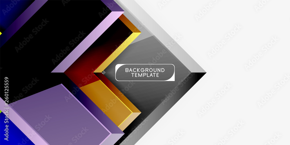 Glossy modern geometric background, abstract arrows composition Glossy modern geometric background, abstract arrows composition
