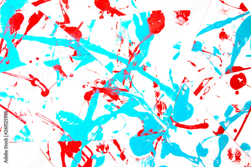Vibrant Paint Messy Background Acrylic Splatter