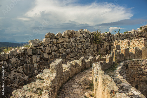 abandoned destroyed stone city ruins archeology site place