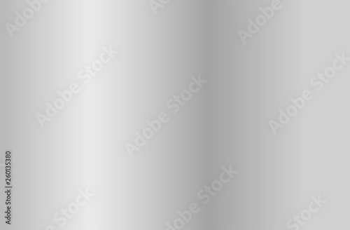 Realistic silver gradient texture. Shiny metal foil gradient. Vector illustration