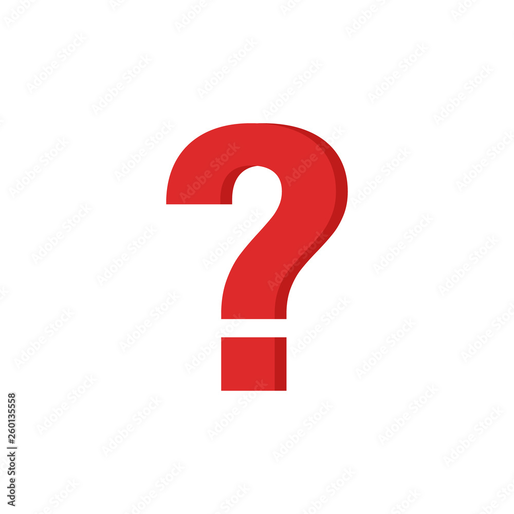 Red quetion sign icon. Vector. Isolated. Red quetion sign icon. Vector. Isolated.