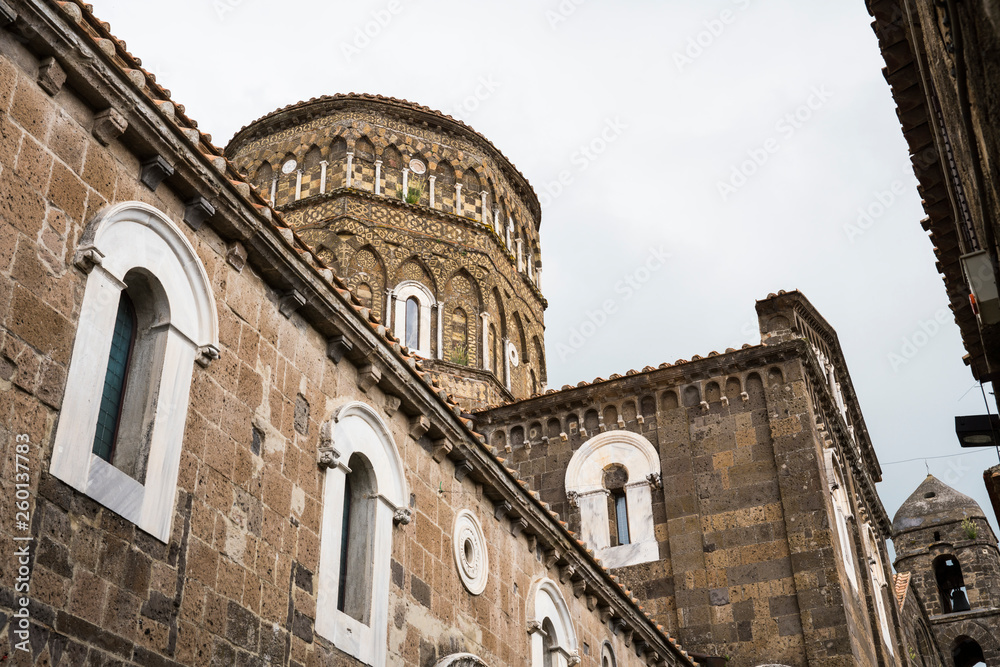 detail dome in historical town Casertavecchia, Italy
