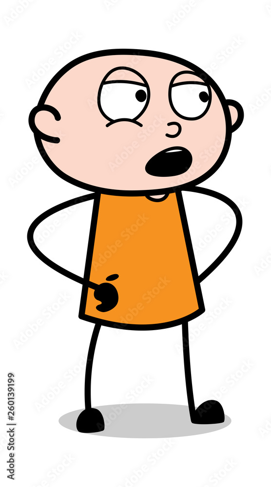 Shouting - Cartoon thief criminal Guy Vector Illustration Shouting - Cartoon thief criminal Guy Vector Illustration