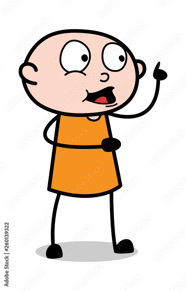 Hand Gesture While Talking - Cartoon thief criminal Guy Vector Illustration Hand Gesture While Talking - Cartoon thief criminal Guy Vector Illustration
