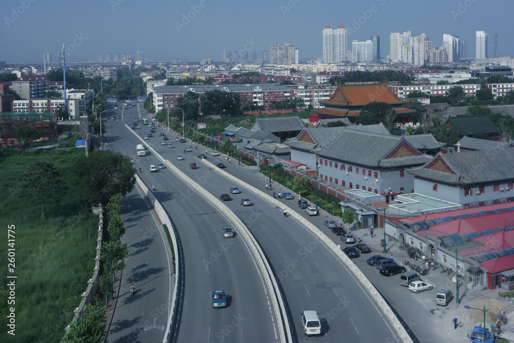 tianjin cityscape in china