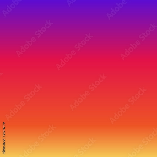 Colorful smooth gradient color Background Wallpaper. Inspired by instagram new logo 2016. Vector illustration color Background design for your instagram new icon project design.