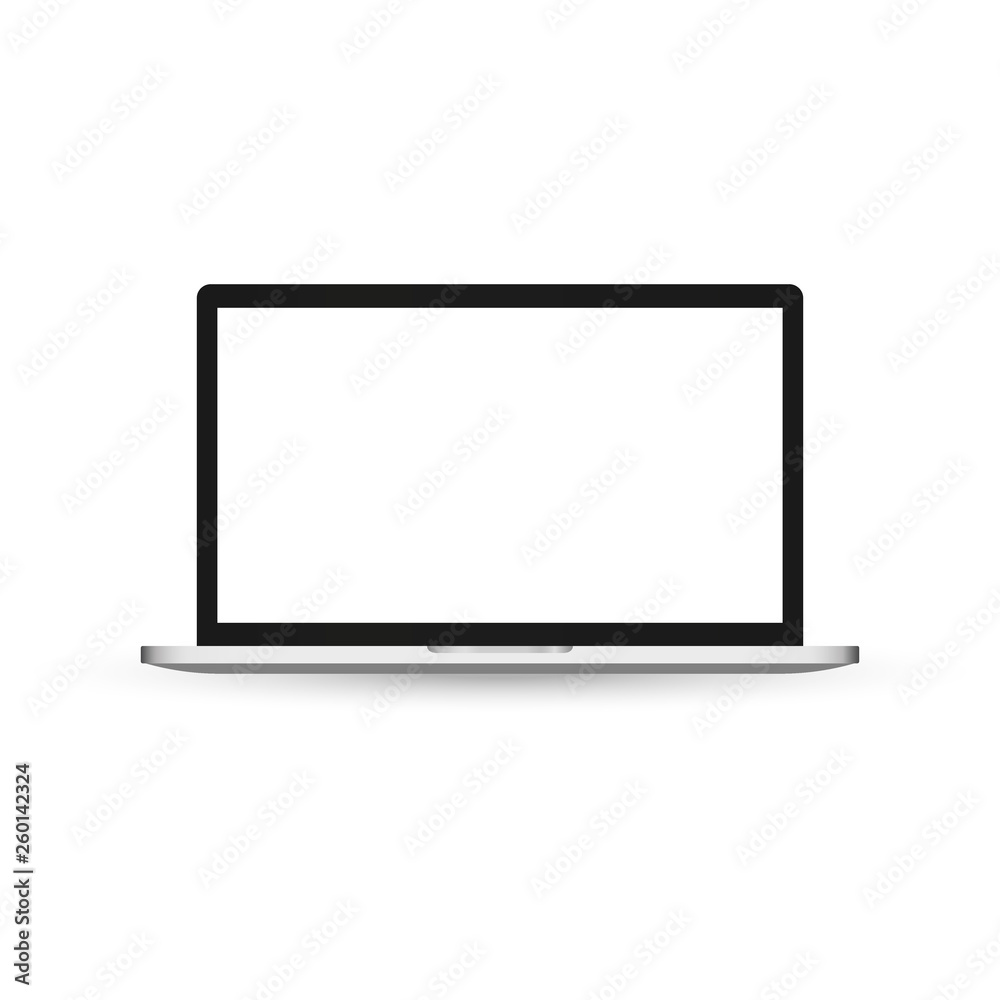 Notebook. Vector. Realistic isolated model - vector stock. Notebook. Vector. Realistic isolated model - vector stock.