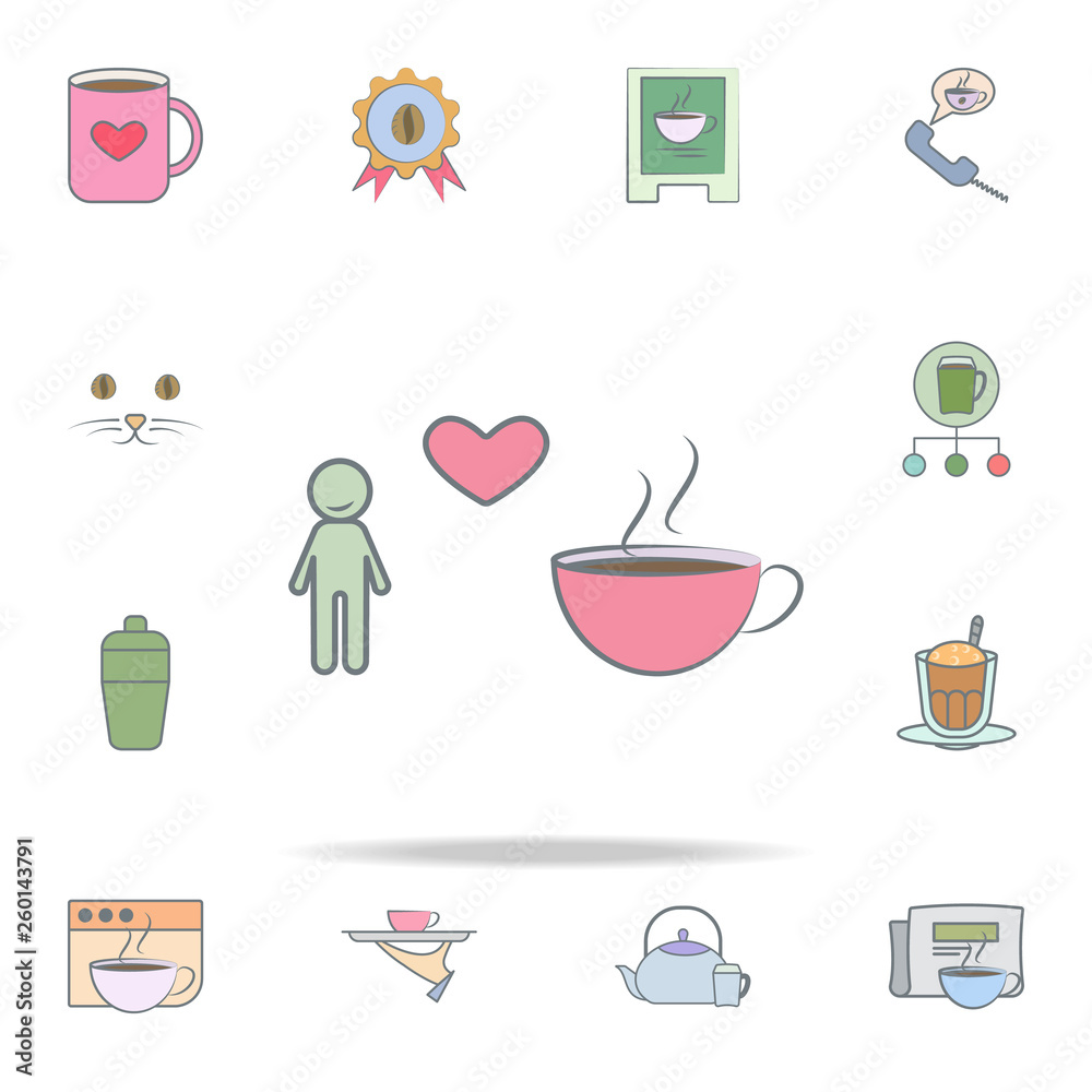lover of coffee icon. coffee icons universal set for web and mobile