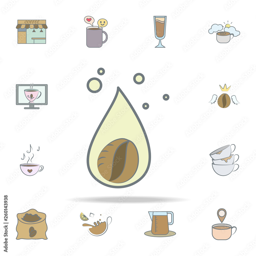 drop of coffee icon. coffee icons universal set for web and mobile
