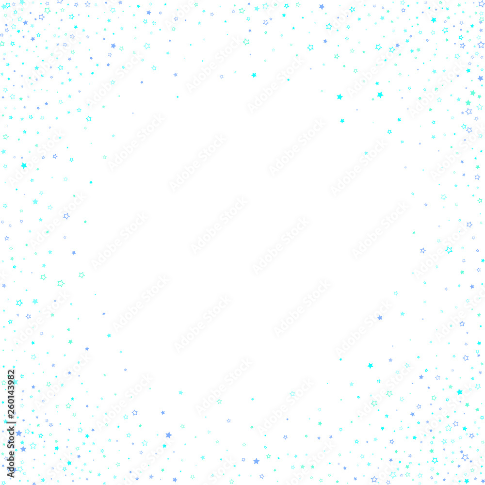 Blue, cyan, turquoise glitter stars confetti Blue, cyan, turquoise glitter stars confetti
