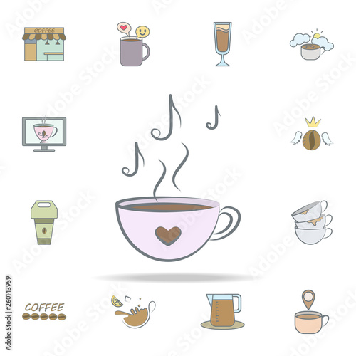 aroma of coffee notes icon. coffee icons universal set for web and mobile