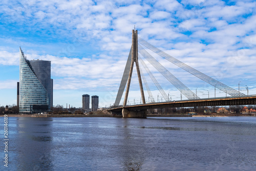 Cable-Stayed Bridge across the Daugava