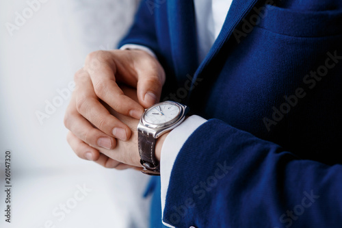 man with a watch 