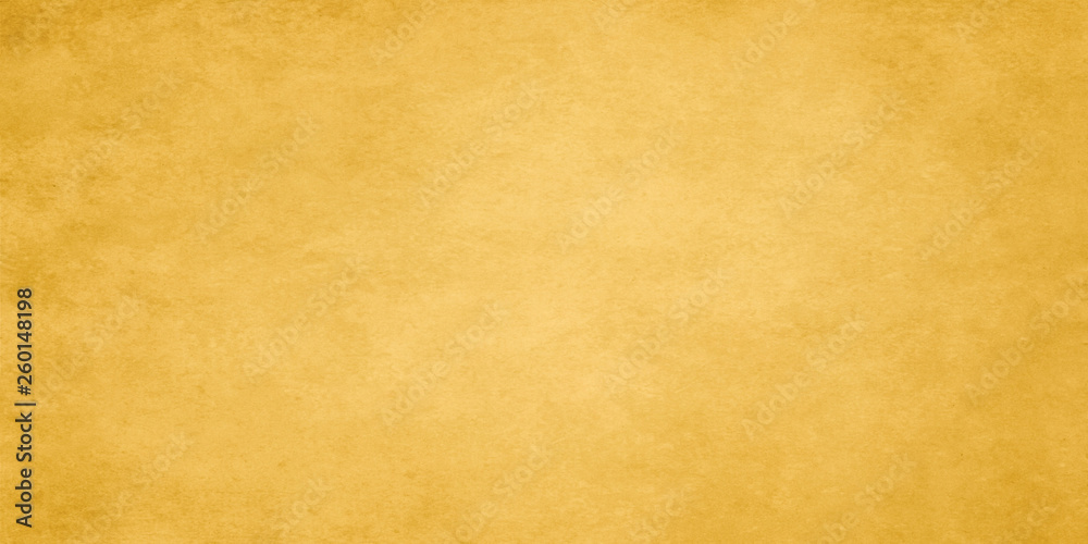 Fototapeta premium Gold wide grunge vintage paper.