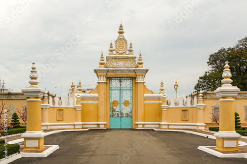 Photography Inner Courtyard at the Royal Palace, Phnom Penh, Cambodia
