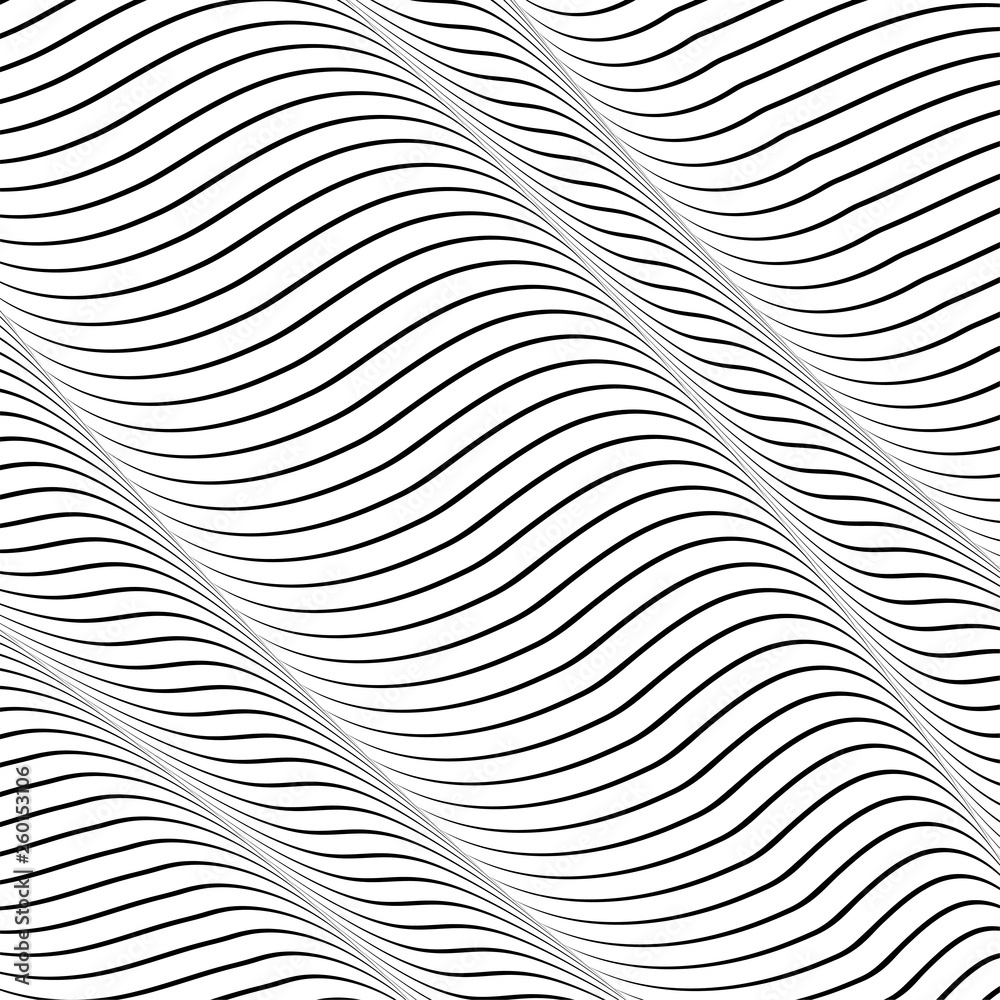 Abstract wavy background, optical art, opart striped Abstract wavy background, optical art, opart striped