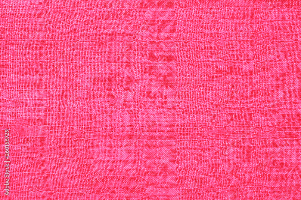 Fototapeta premium Brown linen fabric texture or background.