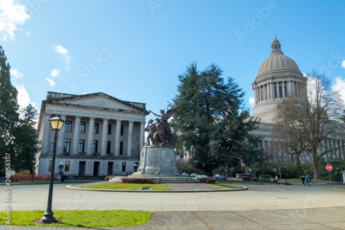 Washington State Capitol or Legislative Building in Olympia, Washington.