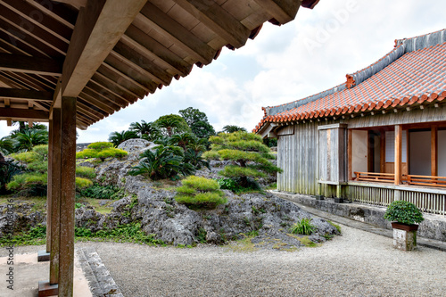 Konstfotografi Shuri castle in Okinawa, Japan