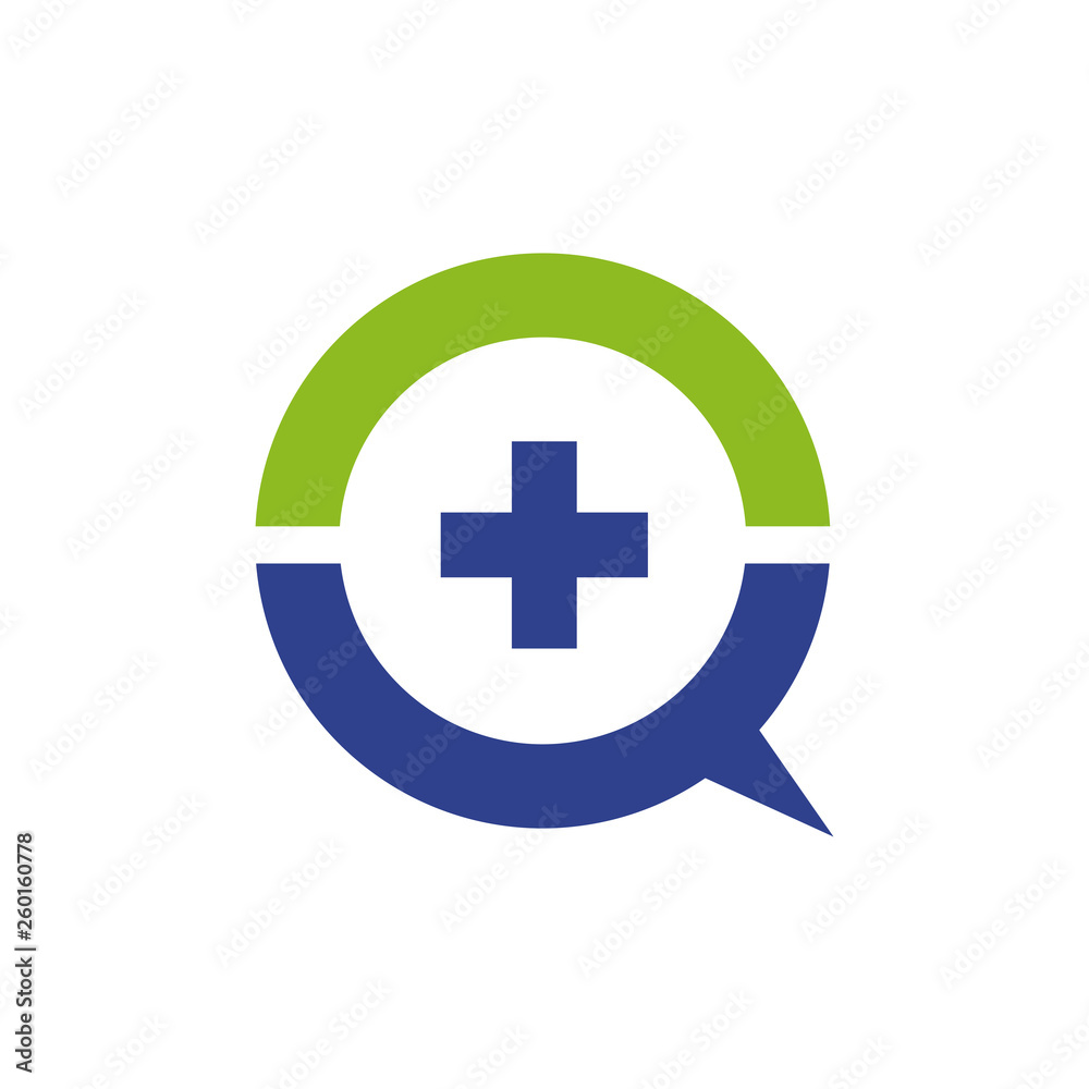 Medical and health care logo design template Medical and health care logo design template