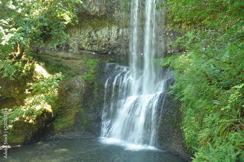 Under the silver falls