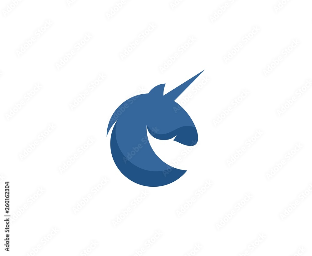 Fototapeta premium Unicorn logo