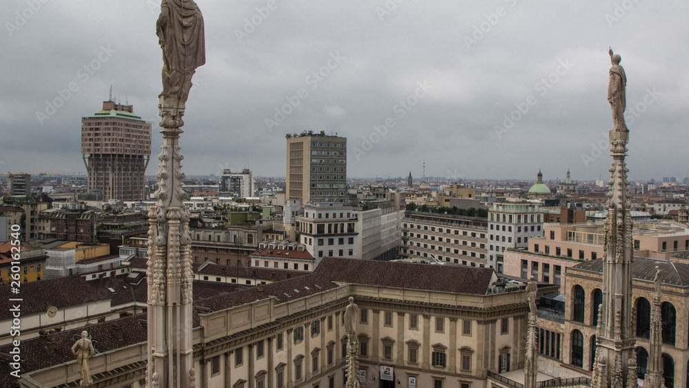 view from milan dome roof