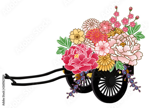 和柄『華車』