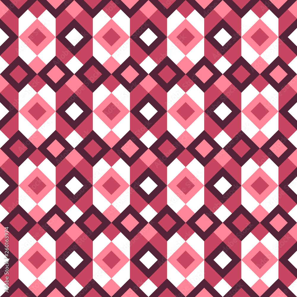 Retro style abstract geometric colored seamless pattern. Retro style abstract geometric colored seamless pattern.