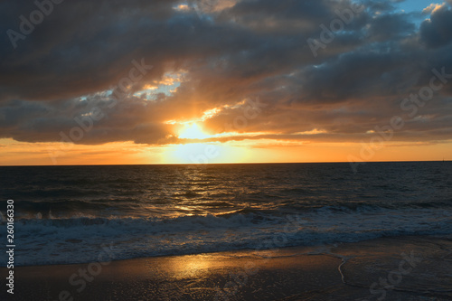 Sunset over the sea. Australia