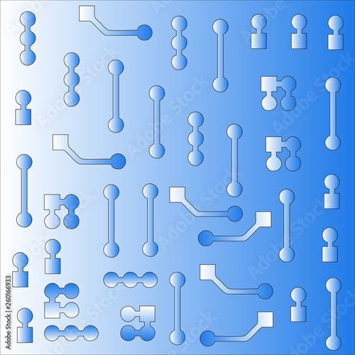 Seamless background in PCB style