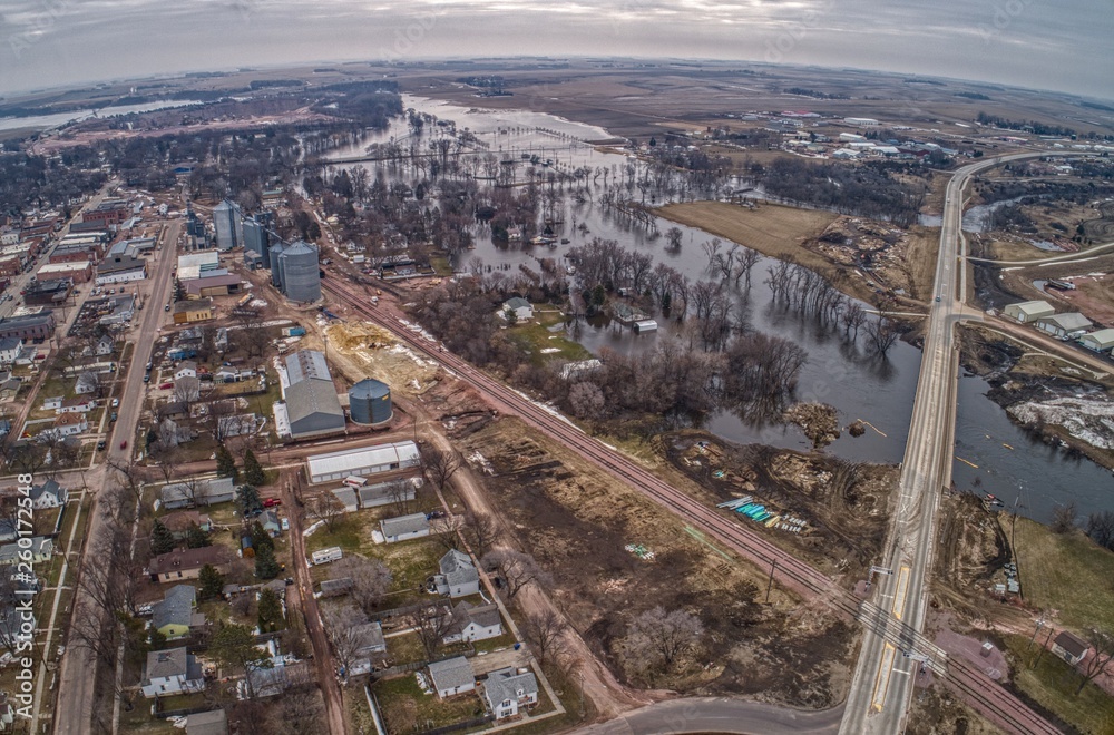 Dell Rapids is a small Town in Eastern affected by the 2019 Flooding of the Big Sioux River