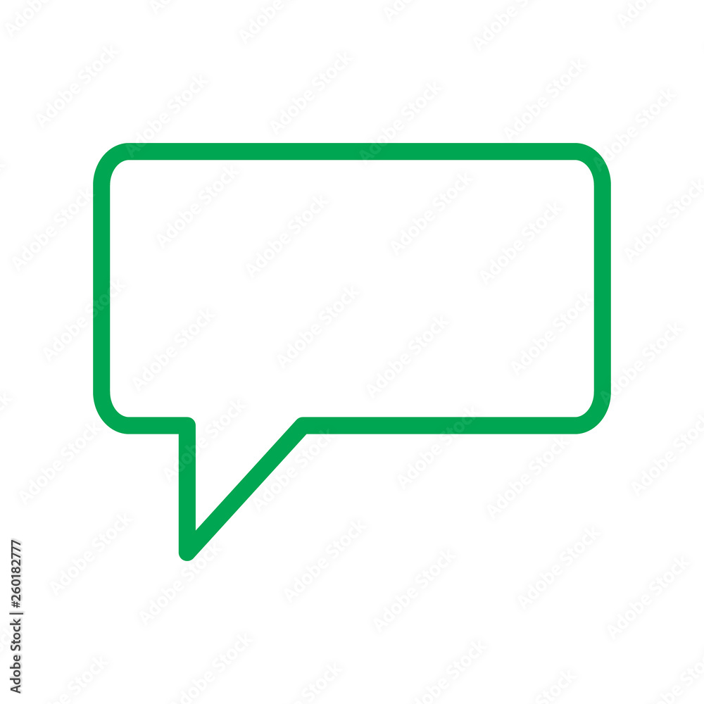 Speech bubbles vector flat icon, for web design or mobile app Speech bubbles vector flat icon, for web design or mobile app