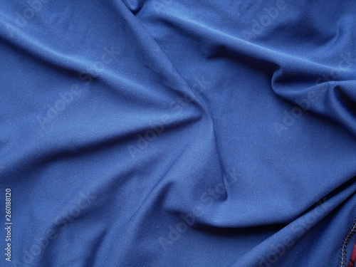 blue silk cloth background,sportswear shirt texture
