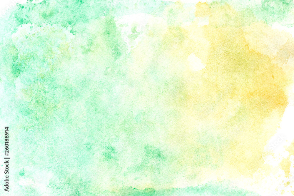 Watercolor hand painted abstract element for design.