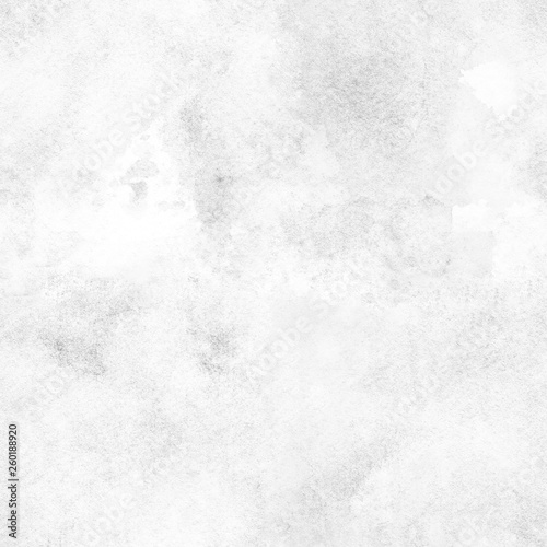 Seamless pattern with white gray background with soft watercolor texture.