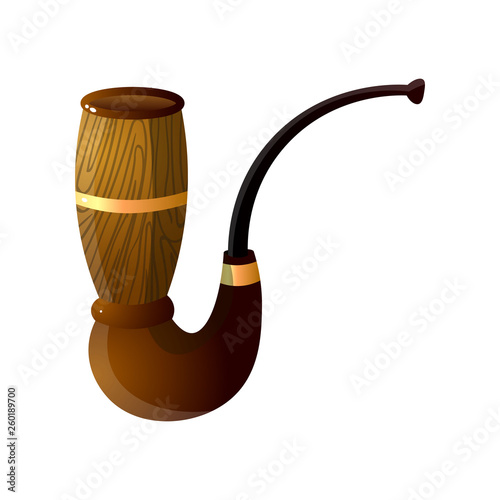 Luxury wood smoking pipe gift for real man