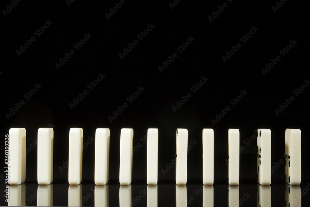 Stacks of Dominoes Stacks of Dominoes