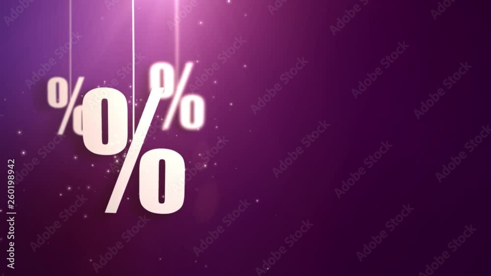 percent symbols hanging on strings an falling from the ceiling shopping offer percent symbols hanging on strings an falling from the ceiling shopping offer