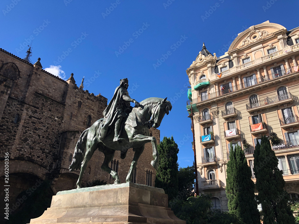 Obraz premium Plaça De Ramon Berenguer El Gran