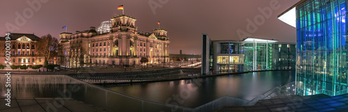 Photography Deutschlands Hauptstadt Berlin, Panorama Blick bei Nacht